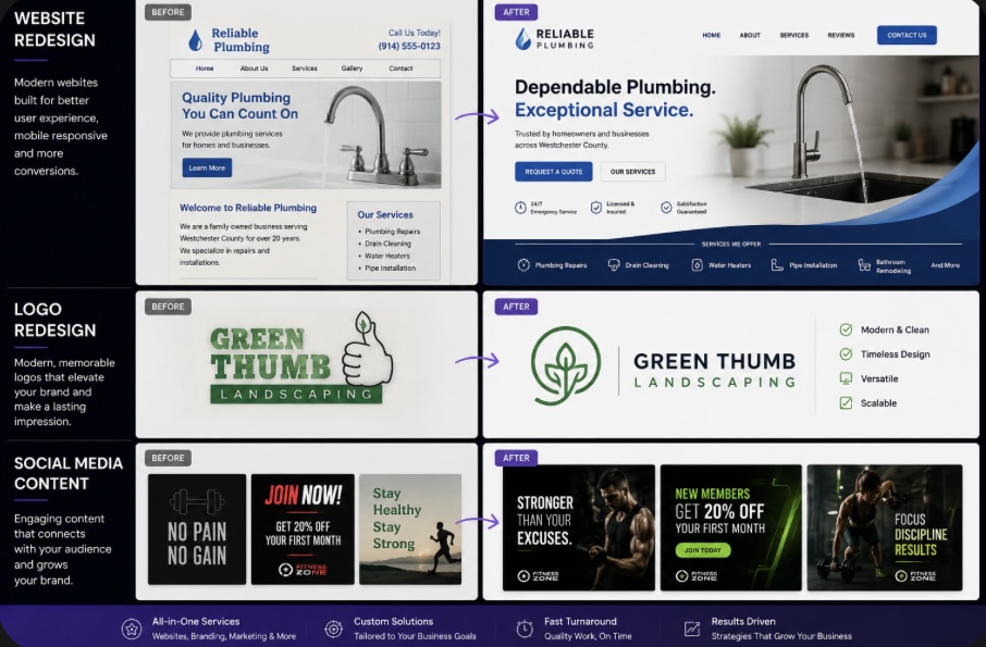 NovaDraft concept website redesign